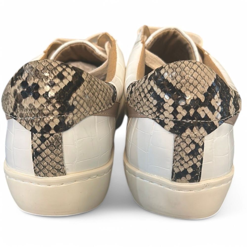 White Raven Kimia White Multi Animal Print‎ Sneakers - Picture 3 of 5